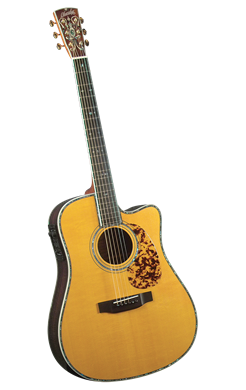 Blueridge BR-180CE Historic Series Cutaway Acoustic-Electric Dreadnaught Guitar