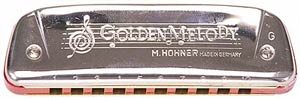 Hohner Golden Melody Harmonica