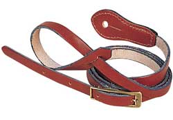 Levys 1/2" Deluxe Leather Mandolin Strap