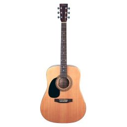 JG-624-N Johnson Dreadnaught, Left Hand-Natural - Bluegrass Instruments