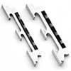 Saga Four String Banjo Bridge with bone inserts 1/2" - Bluegrass Parts