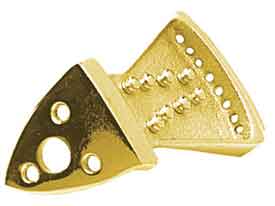 Golden Gate Brass Cast Mandolin Tailpiece