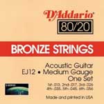 D'Addario 80/20 Bronze Guitar Strings
