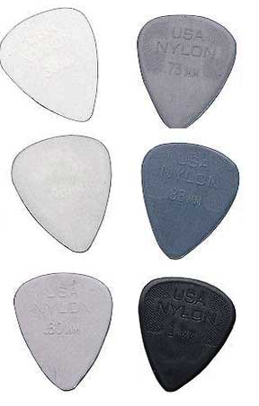 Dunlop Nylon Flatpicks (per dozen)