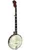 Mastertone™ WL-250: White Ladye Banjo with Case