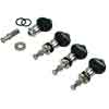 Golden Gate Friction Banjo Tuners - Black Buttons